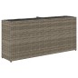 vidaXL Pflanzkübel mit 2 Töpfen 2 Stk. Grau 90x20x40 cm Poly Rattan vidaXL Pflanzkübel mit 2 Töpfen 2 Stk. Grau 90x20x40 cm Poly Rattan