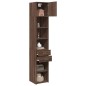 vidaXL Hochschrank Schmal Eichen-Optik 40x42,5x225 cm Holzwerkstoff vidaXL Hochschrank Schmal Eichen-Optik 40x42,5x225 cm Holzwerkstoff