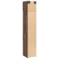 vidaXL Hochschrank Schmal Eichen-Optik 40x42,5x225 cm Holzwerkstoff vidaXL Hochschrank Schmal Eichen-Optik 40x42,5x225 cm Holzwerkstoff