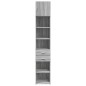 vidaXL Hochschrank Schmal Grau Sonoma 40x42,5x225 cm Holzwerkstoff vidaXL Hochschrank Schmal Grau Sonoma 40x42,5x225 cm Holzwerkstoff