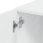 vidaXL Hochschrank Schmal Weiß 30x42,5x225 cm Holzwerkstoff vidaXL Hochschrank Schmal Weiß 30x42,5x225 cm Holzwerkstoff