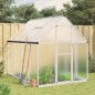 vidaXL Gewächshaus mit Fundamentrahmen Silber 224x169x195cm Aluminimum vidaXL Gewächshaus mit Fundamentrahmen Silber 224x169x195cm Aluminimum