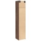 vidaXL Hochschrank Schmal Eichen-Optik 45x42,5x225 cm Holzwerkstoff vidaXL Hochschrank Schmal Eichen-Optik 45x42,5x225 cm Holzwerkstoff