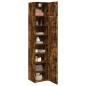 vidaXL Hochschrank Schmal Räuchereiche 45x42,5x225 cm Holzwerkstoff vidaXL Hochschrank Schmal Räuchereiche 45x42,5x225 cm Holzwerkstoff