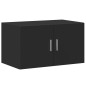 vidaXL Hochschrank Schwarz 70x42,5x225 cm Holzwerkstoff vidaXL Hochschrank Schwarz 70x42,5x225 cm Holzwerkstoff
