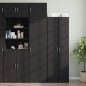 vidaXL Hochschrank Schmal Schwarz 50x42,5x225 cm Holzwerkstoff vidaXL Hochschrank Schmal Schwarz 50x42,5x225 cm Holzwerkstoff