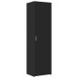 vidaXL Hochschrank Schmal Schwarz 50x42,5x225 cm Holzwerkstoff vidaXL Hochschrank Schmal Schwarz 50x42,5x225 cm Holzwerkstoff