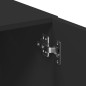 vidaXL Hochschrank Schmal Schwarz 50x42,5x225 cm Holzwerkstoff vidaXL Hochschrank Schmal Schwarz 50x42,5x225 cm Holzwerkstoff