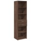 vidaXL Hochschrank Schmal Eichen-Optik 50x42,5x225 cm Holzwerkstoff vidaXL Hochschrank Schmal Eichen-Optik 50x42,5x225 cm Holzwerkstoff