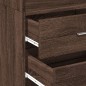 vidaXL Hochschrank Schmal Eichen-Optik 50x42,5x225 cm Holzwerkstoff vidaXL Hochschrank Schmal Eichen-Optik 50x42,5x225 cm Holzwerkstoff