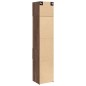 vidaXL Hochschrank Schmal Eichen-Optik 45x42,5x225 cm Holzwerkstoff vidaXL Hochschrank Schmal Eichen-Optik 45x42,5x225 cm Holzwerkstoff