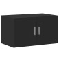 vidaXL Hochschrank Schwarz 70x42,5x225 cm Holzwerkstoff vidaXL Hochschrank Schwarz 70x42,5x225 cm Holzwerkstoff