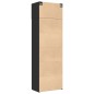 vidaXL Hochschrank Schwarz 70x42,5x225 cm Holzwerkstoff vidaXL Hochschrank Schwarz 70x42,5x225 cm Holzwerkstoff