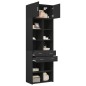 vidaXL Hochschrank Schwarz 70x42,5x225 cm Holzwerkstoff vidaXL Hochschrank Schwarz 70x42,5x225 cm Holzwerkstoff