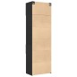 vidaXL Hochschrank Schwarz 70x42,5x225 cm Holzwerkstoff vidaXL Hochschrank Schwarz 70x42,5x225 cm Holzwerkstoff