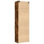 vidaXL Hochschrank Räuchereiche 70x42,5x225 cm Holzwerkstoff vidaXL Hochschrank Räuchereiche 70x42,5x225 cm Holzwerkstoff