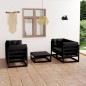 5-tlg. Garten-Lounge-Set mit Kissen Massivholz Kiefer 5-tlg. Garten-Lounge-Set mit Kissen Massivholz Kiefer