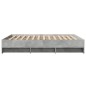 vidaXL Bettgestell Betongrau 150x200 cm Holzwerkstoff vidaXL Bettgestell Betongrau 150x200 cm Holzwerkstoff