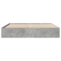 vidaXL Bettgestell Betongrau 180x200 cm Holzwerkstoff vidaXL Bettgestell Betongrau 180x200 cm Holzwerkstoff