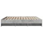 vidaXL Bettgestell Betongrau 180x200 cm Holzwerkstoff vidaXL Bettgestell Betongrau 180x200 cm Holzwerkstoff