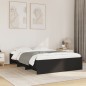 vidaXL Bettgestell Schwarz 120x200 cm Holzwerkstoff vidaXL Bettgestell Schwarz 120x200 cm Holzwerkstoff