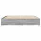 vidaXL Bettgestell Grau Sonoma 180x200 cm Holzwerkstoff vidaXL Bettgestell Grau Sonoma 180x200 cm Holzwerkstoff