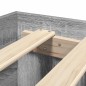 vidaXL Bettgestell Grau Sonoma 180x200 cm Holzwerkstoff vidaXL Bettgestell Grau Sonoma 180x200 cm Holzwerkstoff