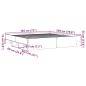 vidaXL Bettgestell Grau Sonoma 180x200 cm Holzwerkstoff vidaXL Bettgestell Grau Sonoma 180x200 cm Holzwerkstoff