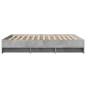 vidaXL Bettgestell Betongrau 160x200 cm Holzwerkstoff vidaXL Bettgestell Betongrau 160x200 cm Holzwerkstoff