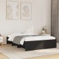 vidaXL Bettgestell Schwarz 140x200 cm Holzwerkstoff vidaXL Bettgestell Schwarz 140x200 cm Holzwerkstoff