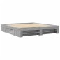vidaXL Bettgestell Grau Sonoma 200x200 cm Holzwerkstoff vidaXL Bettgestell Grau Sonoma 200x200 cm Holzwerkstoff
