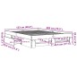 vidaXL Bettgestell Grau Sonoma 120x200 cm Holzwerkstoff vidaXL Bettgestell Grau Sonoma 120x200 cm Holzwerkstoff