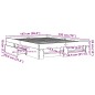 vidaXL Bettgestell Grau Sonoma 140x190 cm Holzwerkstoff vidaXL Bettgestell Grau Sonoma 140x190 cm Holzwerkstoff