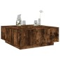 vidaXL Couchtisch Räuchereiche 100x100x40 cm Holzwerkstoff vidaXL Couchtisch Räuchereiche 100x100x40 cm Holzwerkstoff