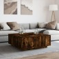 vidaXL Couchtisch Räuchereiche 100x100x40 cm Holzwerkstoff vidaXL Couchtisch Räuchereiche 100x100x40 cm Holzwerkstoff