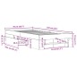 vidaXL Bettgestell ohne Matratze Braun Eiche 75x190 cm Holzwerkstoff vidaXL Bettgestell ohne Matratze Braun Eiche 75x190 cm Holzwerkstoff