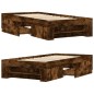 vidaXL Bettgestell ohne Matratze Räuchereiche 75x190 cm Holzwerkstoff vidaXL Bettgestell ohne Matratze Räuchereiche 75x190 cm Holzwerkstoff
