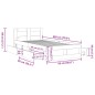 vidaXL Bettgestell mit Kopfteil Betongrau 90x200 cm Holzwerkstoff vidaXL Bettgestell mit Kopfteil Betongrau 90x200 cm Holzwerkstoff
