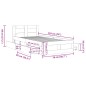 vidaXL Bettgestell mit Kopfteil Grau Sonoma 75x190 cm Holzwerkstoff vidaXL Bettgestell mit Kopfteil Grau Sonoma 75x190 cm Holzwerkstoff