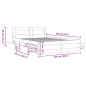 vidaXL Bettgestell mit Kopfteil Weiß 140x190 cm Holzwerkstoff vidaXL Bettgestell mit Kopfteil Weiß 140x190 cm Holzwerkstoff
