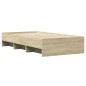 vidaXL Bettgestell ohne Matratze Sonoma-Eiche 75x190 cm Holzwerkstoff vidaXL Bettgestell ohne Matratze Sonoma-Eiche 75x190 cm Holzwerkstoff