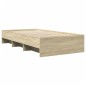 vidaXL Bettgestell ohne Matratze Sonoma-Eiche 75x190 cm Holzwerkstoff vidaXL Bettgestell ohne Matratze Sonoma-Eiche 75x190 cm Holzwerkstoff