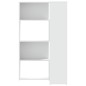 vidaXL Eck-Bücherregal 4 Etagen Weiß 85x85x140 cm Holzwerkstoff vidaXL Eck-Bücherregal 4 Etagen Weiß 85x85x140 cm Holzwerkstoff