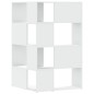 vidaXL Eck-Bücherregal 4 Etagen Weiß 85x85x140 cm Holzwerkstoff vidaXL Eck-Bücherregal 4 Etagen Weiß 85x85x140 cm Holzwerkstoff