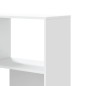 vidaXL Eck-Bücherregal 4 Etagen Weiß 85x85x140 cm Holzwerkstoff vidaXL Eck-Bücherregal 4 Etagen Weiß 85x85x140 cm Holzwerkstoff