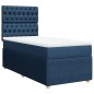 vidaXL Boxspringbett mit Matratze Blau 80x200 cm Stoff vidaXL Boxspringbett mit Matratze Blau 80x200 cm Stoff