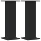 vidaXL Pflanzenständer 2 Stk. Schwarz 30x30x80 cm Holzwerkstoff vidaXL Pflanzenständer 2 Stk. Schwarz 30x30x80 cm Holzwerkstoff