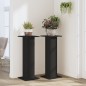 vidaXL Pflanzenständer 2 Stk. Schwarz 30x30x80 cm Holzwerkstoff vidaXL Pflanzenständer 2 Stk. Schwarz 30x30x80 cm Holzwerkstoff