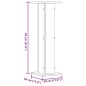 vidaXL Pflanzenständer 2 Stk. Weiß 30x30x95 cm Holzwerkstoff vidaXL Pflanzenständer 2 Stk. Weiß 30x30x95 cm Holzwerkstoff