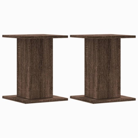 vidaXL Pflanzenständer 2 Stk. Eichen-Optik 30x30x40 cm Holzwerkstoff